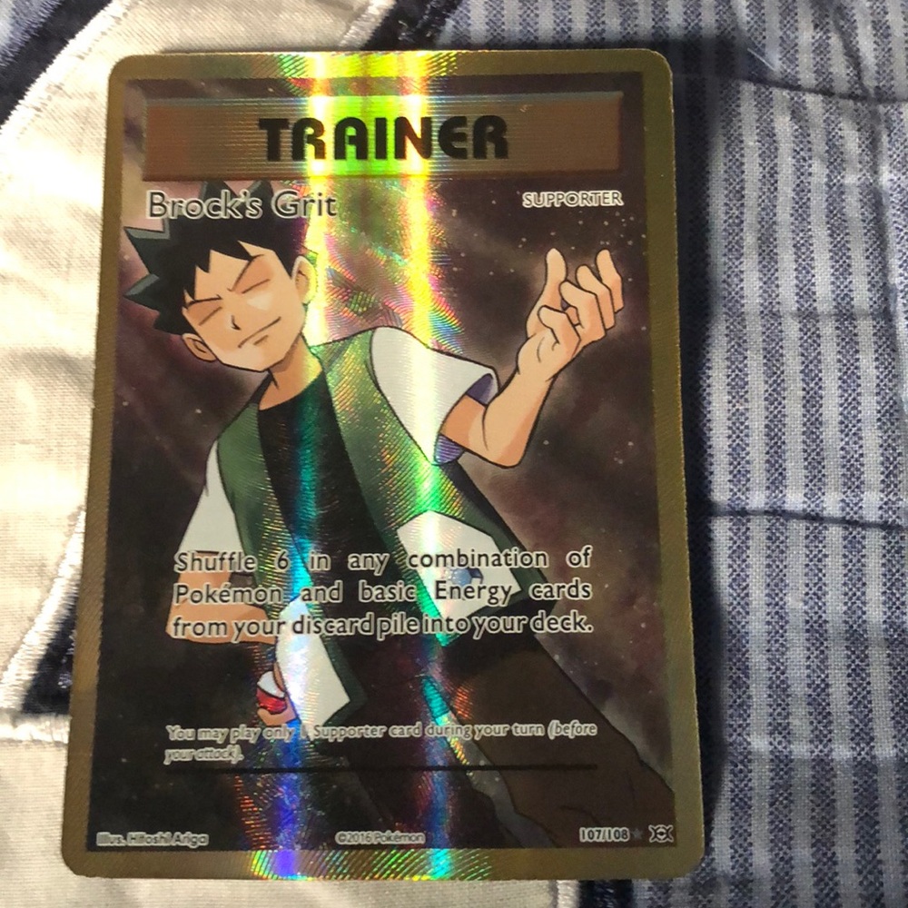 This is a secret rare Pokémon card